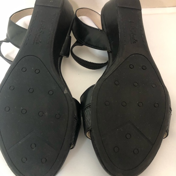 Women’s Black Sandal Slingback SZ 7.5 LifeStride Low Heel Preppy Open Toe Office - Picture 11 of 11